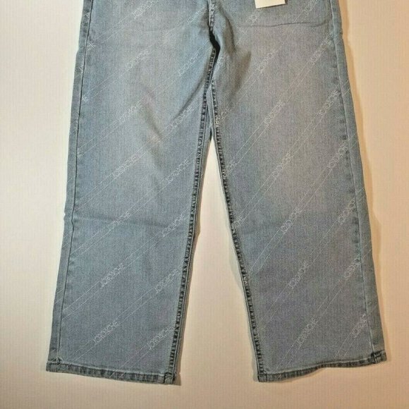Jordache Vintage Womens 25 27 28 Farrah Capri High Rise Jeans Light Wash Logo - Picture 2 of 6